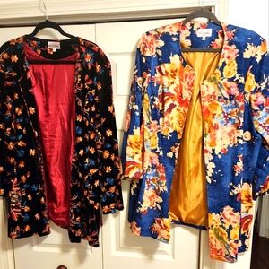 3 Sisters - Boutique Designer fully lined embroidered jackets. Excellent Quality